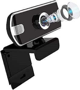 Computer Camera HD 1080p Webcam - Laptop Desktop PC Plug & Play USB Web Cam for Video Calling Recording Conferencing
