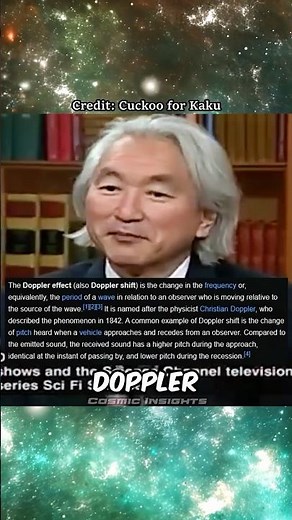 Doppler Effect Explained | Michio Kaku