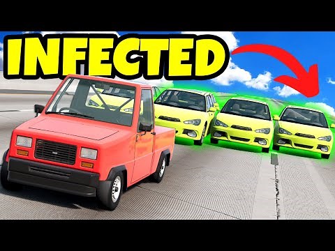 Hide and Seek Zombie Mode In BeamNG Drive is TERRIFYING... (Infected Mod)