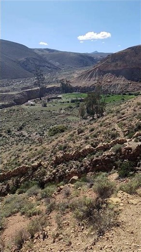 Oxa valle del pueblo Ticnamar (Región Arica-Parinacota)