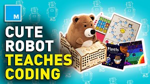 This lovable bear can also teach your kids to code