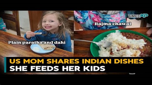 American woman in India prepare Indian dishes for her kids