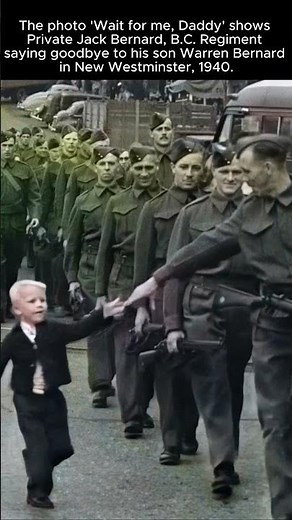 The real story of the "Wait for me, Daddy" photo, 1940 #ww2 #ai