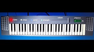 Notes de piano et fréquences du son