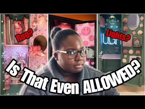 I Can't Believe These Are High School Lockers (LED Lights and Wallpaper?)