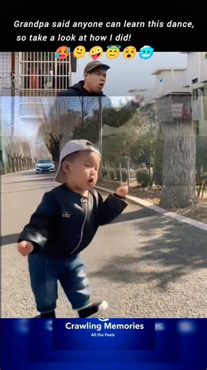 Grandpa said anyone can learn this dance, so take a look at how I did! #babydance