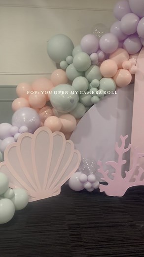 Shell-ebrating a little one’s first birthday! 🐚 #UnderTheSeaParty #pastelmermaid #coral #firstbirthday | Mia Lee & Co.