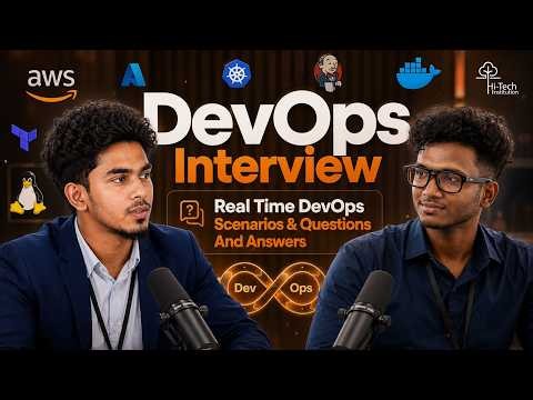 DevOps Interview Questions & Answers | Real-Time DevOps Scenarios | AWS, Kubernetes, Docker &Jenkins