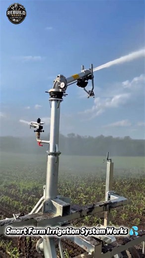 Smart Farm Irrigation System Works 💦 #Farming #Agriculture #USA