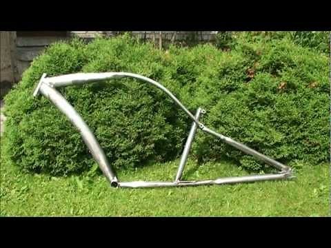 Custom stretched beach cruiser bike