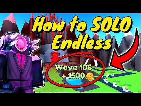 How to SOLO Endless Mode like a PRO... (Toilet Tower Defense)