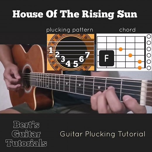 house of the rising sun #guitartutorial #bertsguitartutorials