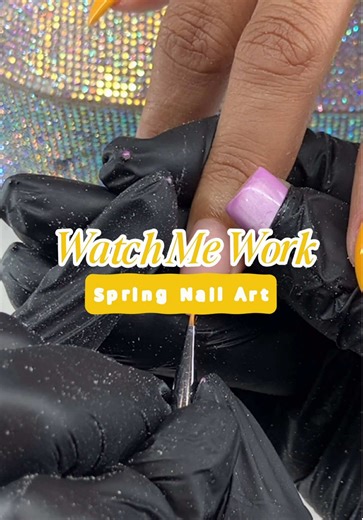 It’s blooming season 🌼✨ Watch these spring flowers come to life 🌱🍃 Spring nails are officially in season! The flowers, the bright colors, the designs I’m so excited to see what we create 🤗 Tune in to see each detail & how I created these easy spring flowers that are the perfect accent to yellow frenchies 💛 #watchmework #nailart #springnails #floralnails #memphisnails
