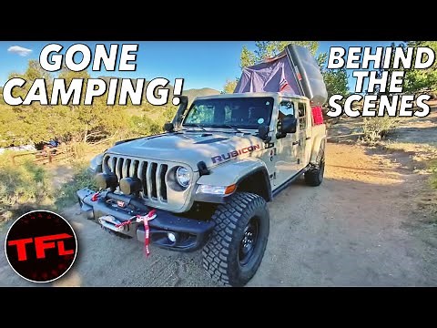 See How Our 2020 Jeep Gladiator Works As An Overland Camping Companion? Behind The Scenes