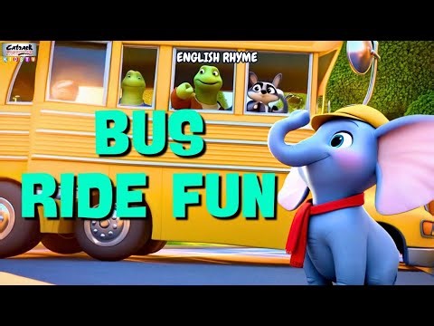 Bus Ride Fun for Kids | Learn Bus Safety with Songs | Fun Nursery Rhymes
