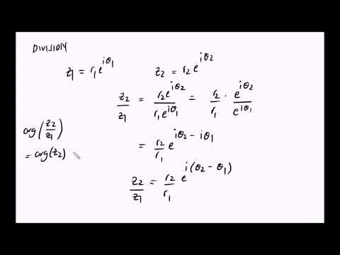 Multiplication and division of complex numbers in Euler's form