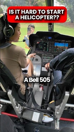How do you start a Bell 505 helicopter? #helicopterride