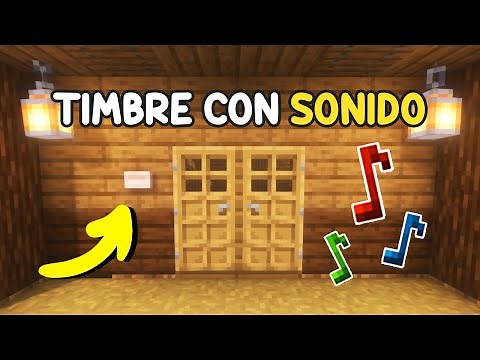 ✅ HOW TO CREATE a DOORBELL in Minecraft (Easy) 🎵 Musical Doorbell
