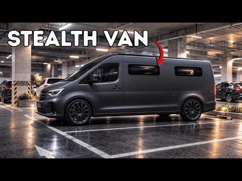 Stealth Camper That Looks Like a Normal Van No Light Leak