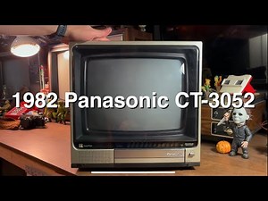 1982 Panasonic CT-3052 CRT TV