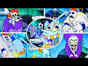 Cuphead DLC Gameplay - New Boss Fight (All Phases & Knockout)