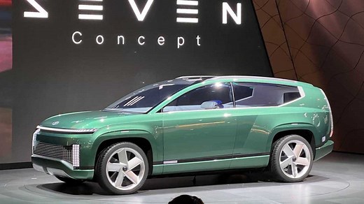 Hyundai Seven Concept Revealed As Preview Of Full-Size Electric SUV
