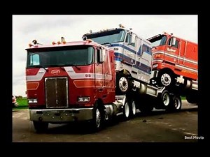 Old school Peterbilt 362 cabovers