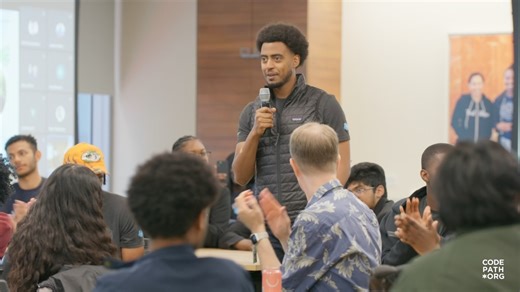 CodePath on Instagram: "Catch a glimpse of Futureforce Tech Launchpad, our 10-week immersive program held at Salesforce headquarters in San Francisco. 💻 From mastering full-stack web development to personalized 1:1 mentorship, we're gearing up our students for success and shaping the future of tech for the better. 💼 🌐 ✳️ Apply today via the link in our bio. #FutureforceTechLaunchpad #TechInnovation #Salesforce #Equality4all"