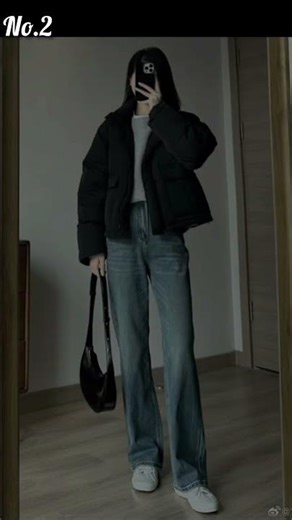 ✨winter layering with jeans❄️ #softgirloutfits #winterlook #layeringlook #outfitideas