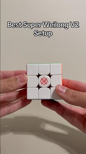 Best Moyu Super Weilong V2 Setup! #speedcubing #speedcuber #cubing