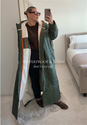 Waterproof and Warm Coat for Sea Swimmers