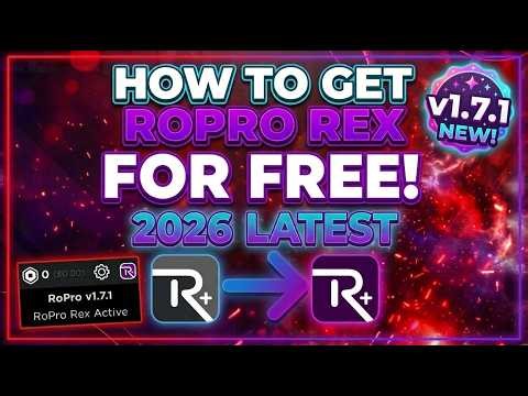 How to get RoPro Rex for Free | v1.7.1 | Latest | Roblox Extension