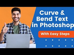 How To Curve & Bend Text In Photoshop | Under 2 Minutes