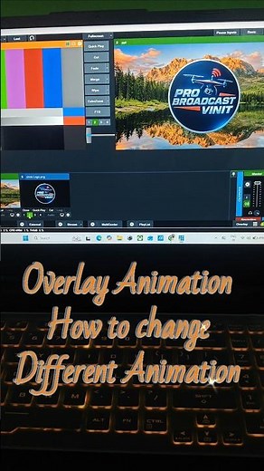 How to change overlay Animation in vMix Overview #vmix #shorts #tech