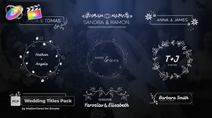 Wedding Titles Pack \ FCPX