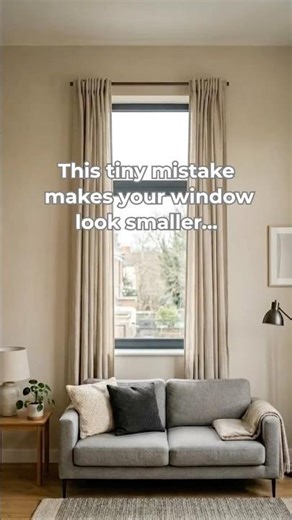 This Tiny Curtain Mistake Makes Your Room Look Smaller