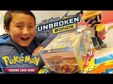 *UNBROKEN BONDS PRERELEASE KIT!* OPENING THE NEWEST POKEMON CARDS SET BUILD & BATTLE BOX!
