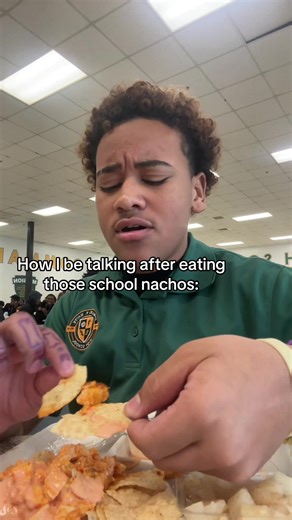 Cómo hablar después de comer nachos escolares