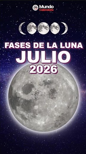 🌕🌗🌑 Moon Phases – July 2026 🌑🌗🌕