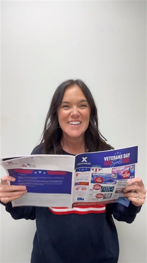 We're honored to serve the best customers in the world! ❤️🤍💙 Shop our Veterans Day Sale — happening now through Nov. 11 — in-store or online at Shopmyexchange.com! 🇺🇸🛒 | Exchange