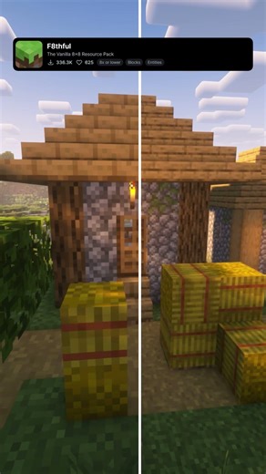 Best Minecraft 8x8 Resource Pack: F8thful #minecraft #shorts
