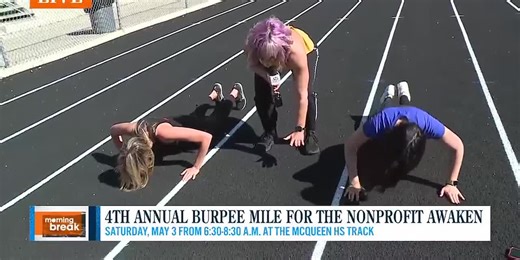 Kaia FIT Sierra hosts 4th annual Burpee Mile fundraiser for sex trafficking awareness