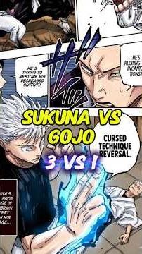 Sukuna’s 3v1 Plan Against Gojo | #jujutsukaisen #sukuna #gojo