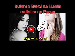 Paano Gamutin ang Kulani ở Bukol sa ilalim ng Tenga at Panga