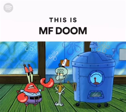 Luis©️💜 on Instagram: "Este SI es MF DOOM • • • #bobesponja #spongebob #spongebobsquarepants #bobesponjalapelícula"