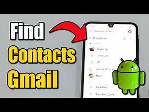How To Find Contacts In Gmail (Best Method)