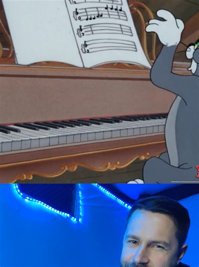 Mastering Piano with Fake Tom & Jerry Music