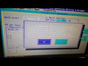 how to create raid 1 in dell powerEdge R730