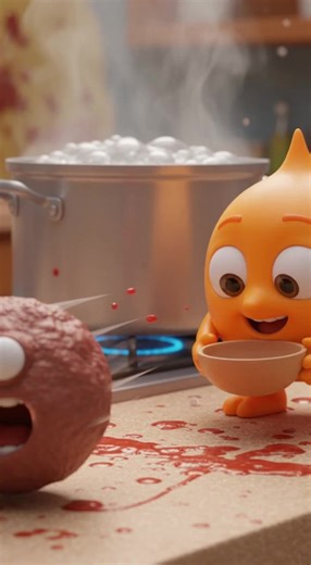 When your snack has a mind of its own! 🍪😂 Watch Munch chase this slippery cookie disaster! #MunchMoments #CookieChaos #ai #animation #SnackAttack