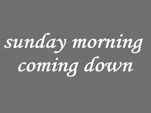 The Handsome Family - sunday morning coming down